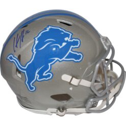 Hendon Hooker Autographed/Signed Detroit Lions Pro Helmet Beckett