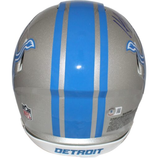 Hendon Hooker Autographed/Signed Detroit Lions Pro Helmet Beckett