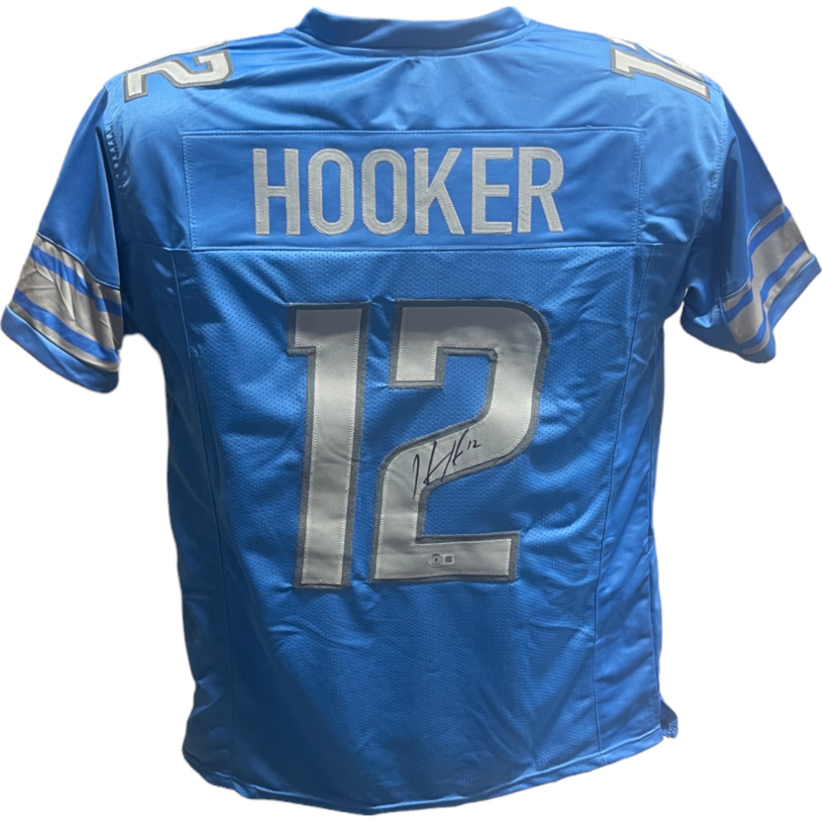 Hendon Hooker Autographed/Signed Pro Style Blue Jersey Beckett