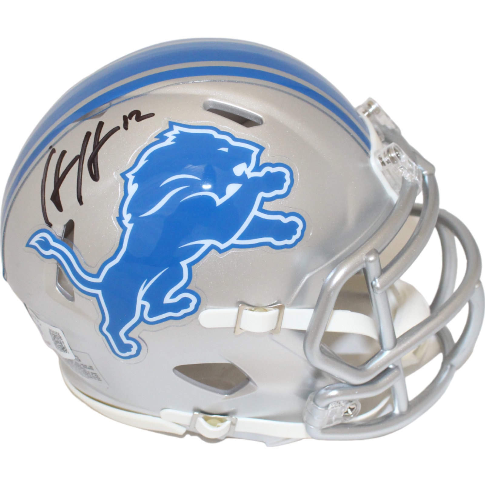 Hendon Hooker Autographed Detroit Lions Mini Helmet Beckett