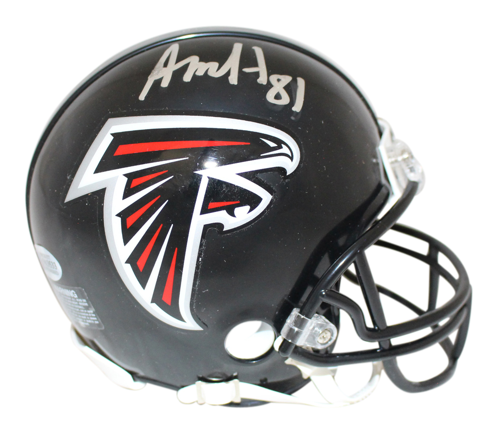 Austin Hooper Autographed/Signed Atlanta Falcons Mini Helmet BAS 24464 Denver Autographs