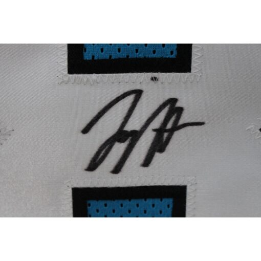 Jace Horn Autographed/Signed Blue Pro Style Jersey Beckett 45994