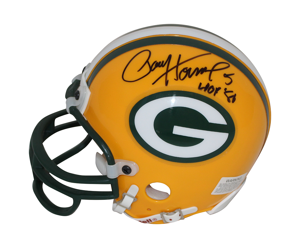 Paul Hornung Autographed/Signed Green Bay Packers Mini Helmet BAS 31109