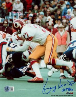 Kenny Houston Autographed Washington Redskins 8x10 Photo HOF Beckett 57346