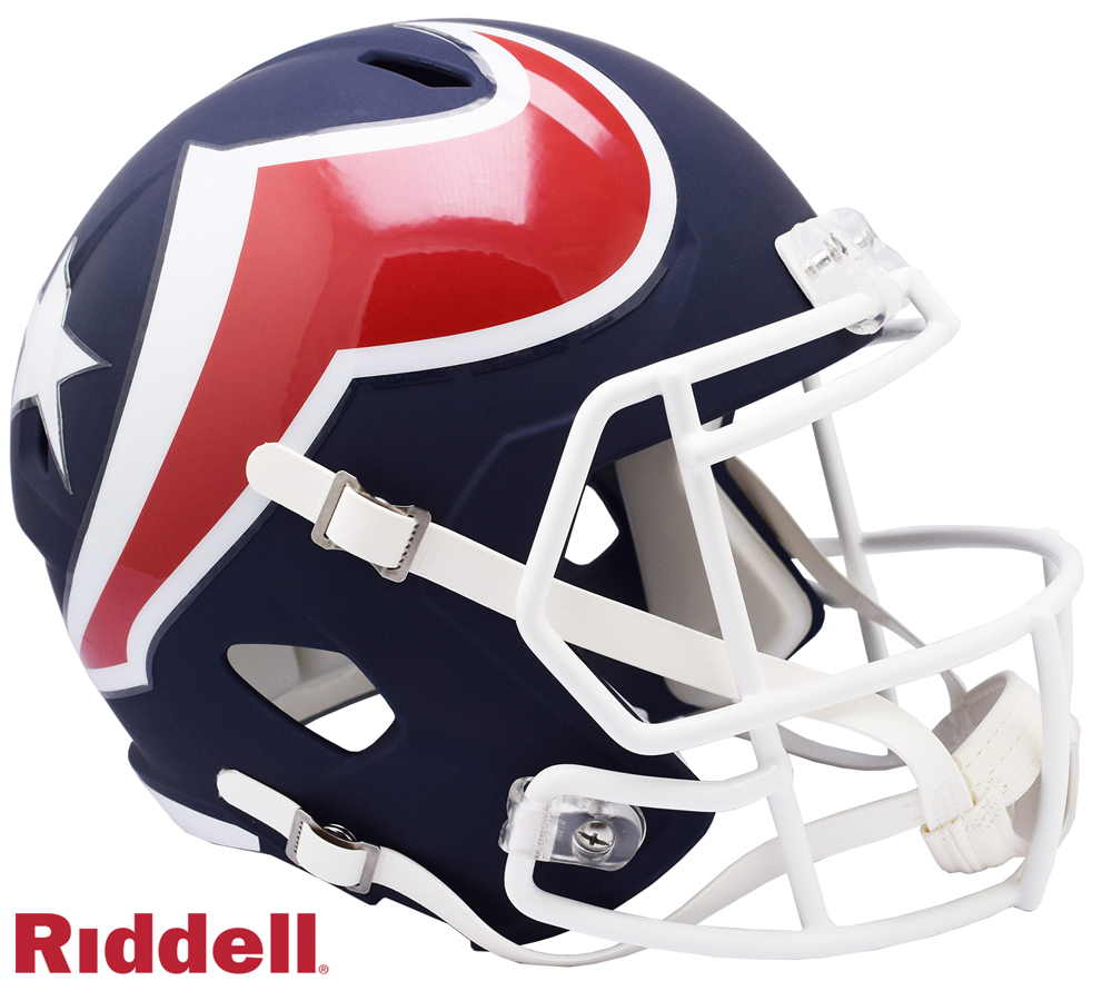 Houston Texans Helmet Riddell Replica Full Size Speed Style Amp Alternate