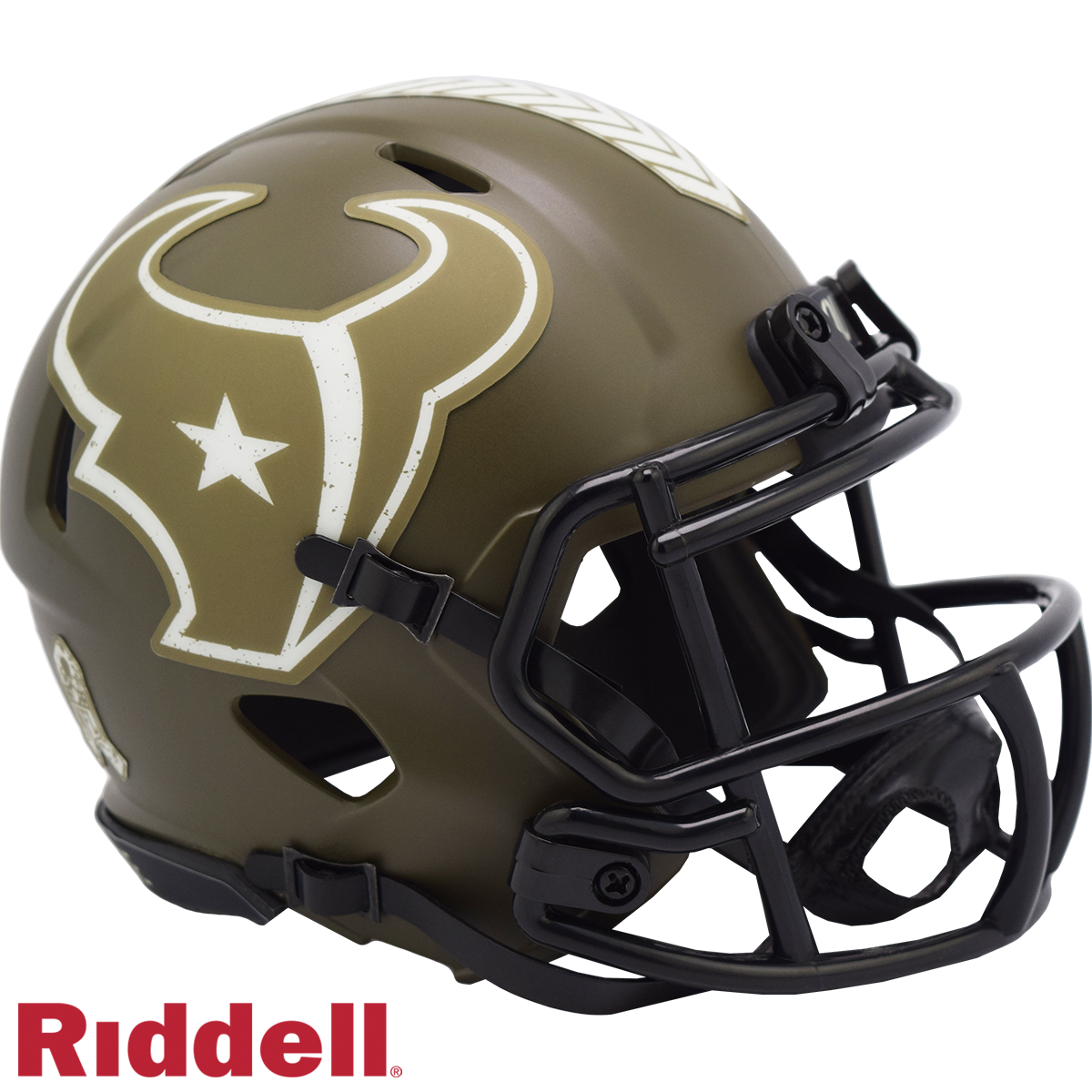 Houston Texans Riddell New In Box 2022 Salute to Service Mini Helmet 35153
