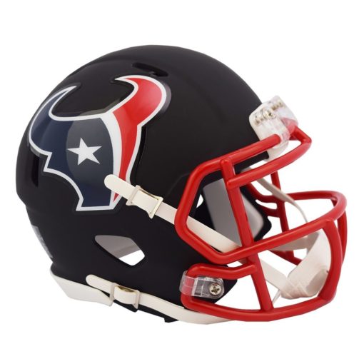Houston Texans Black Matte Speed Mini Helmet New In Box 10685