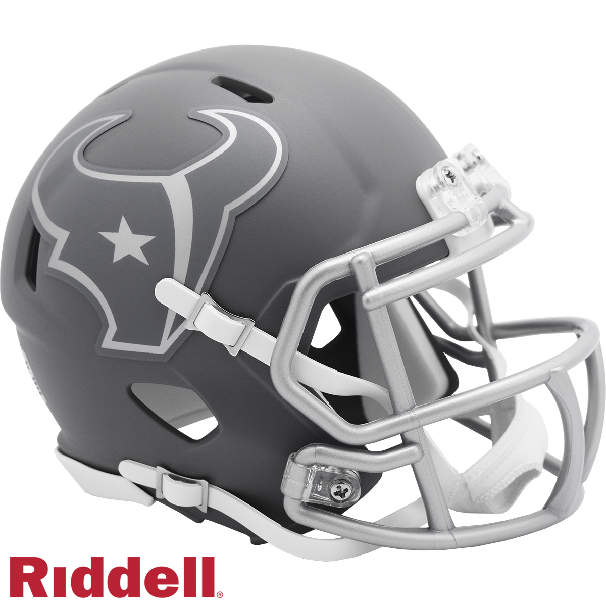 Houston Texans Slate Riddell Mini Helmet New In Box 47185