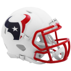 Houston Texans White Matte Authentic Speed Helmet New In Box 25786