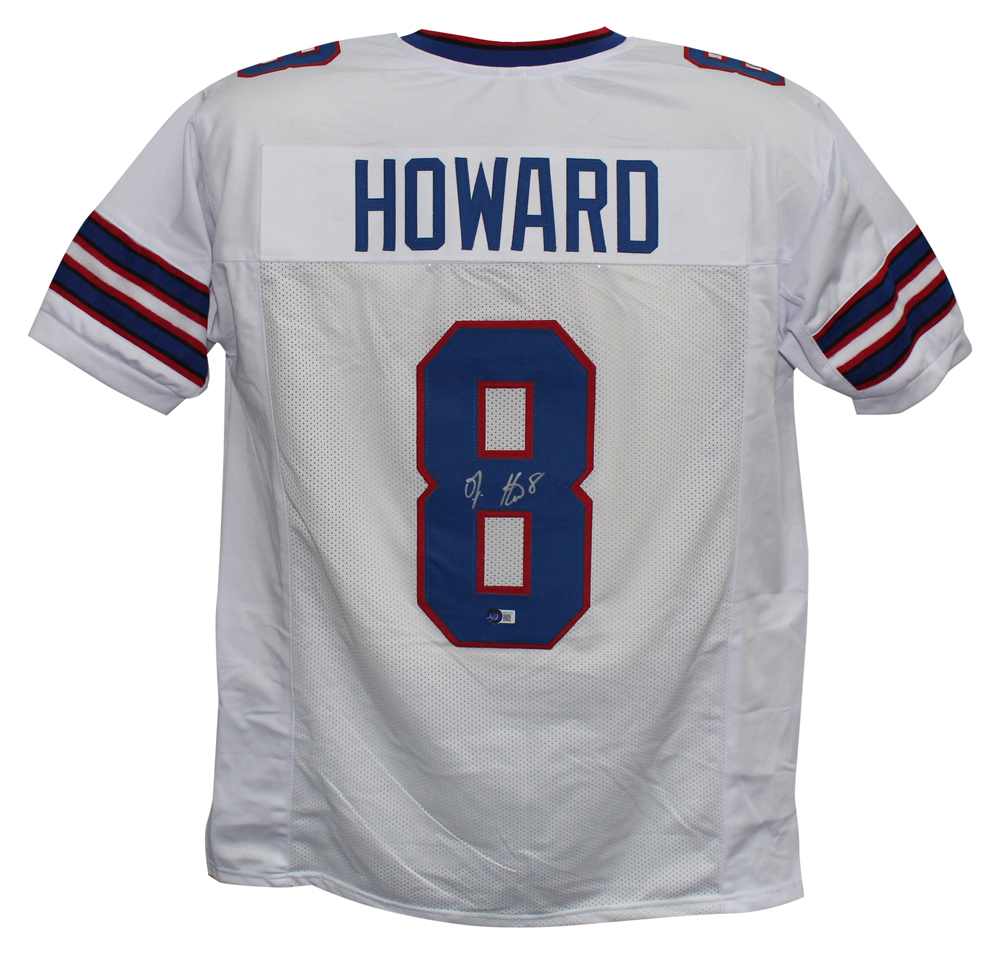 OJ Howard Autographed/Signed Pro Style White XL Jersey Beckett
