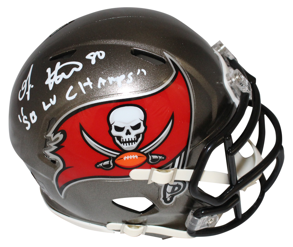 Oj Howard Signed Tampa Bay Buccaneers SB Champs Mini Helmet Beckett