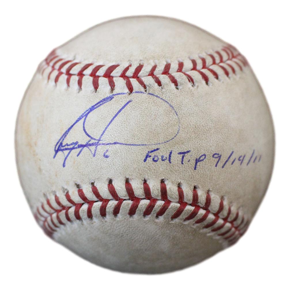 Ryan Howard Autographed Philadelphia Phillies Game Used OML Baseball MLB 24377