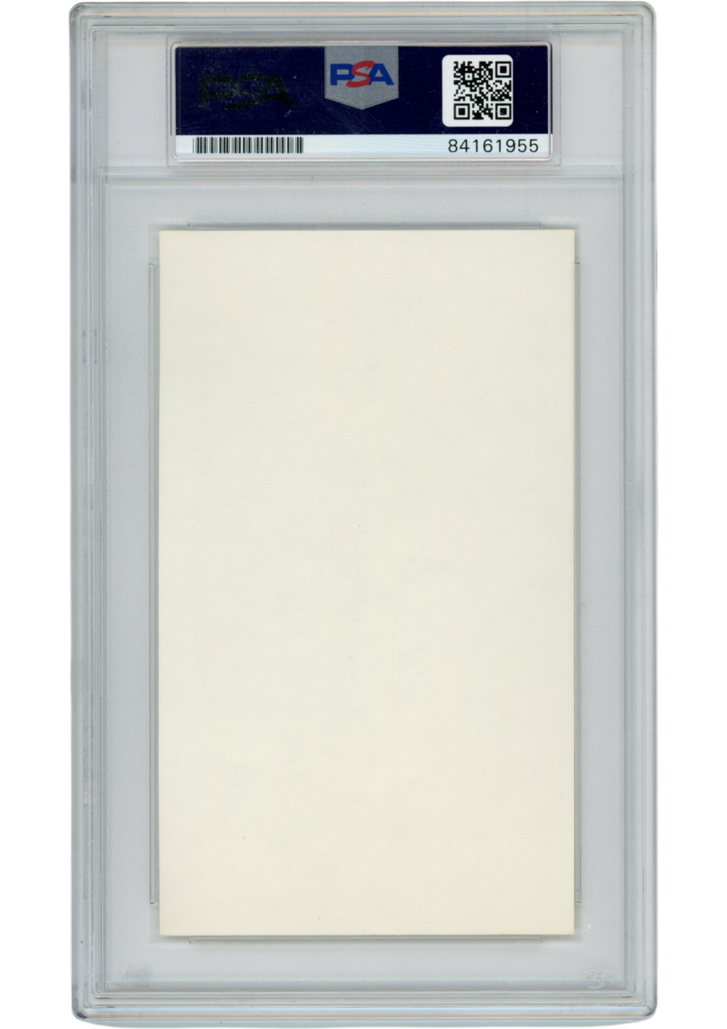 Jim Lee Howell Autographed/Signed New York Giants Index Card Slabbed PSA 54897