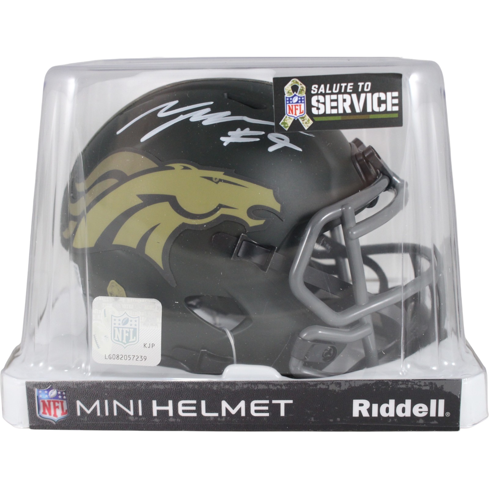 Talanoa Hufanga Autographed Denver Broncos 25 STS Mini Helmet Beckett WIT 53450 5 Talanoa Hufanga Autographed Denver Broncos 25 STS Mini Helmet Beckett WIT 53450