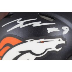 Talanoa Hufanga Autographed Denver Broncos Mini Helmet Beckett Witness 53448