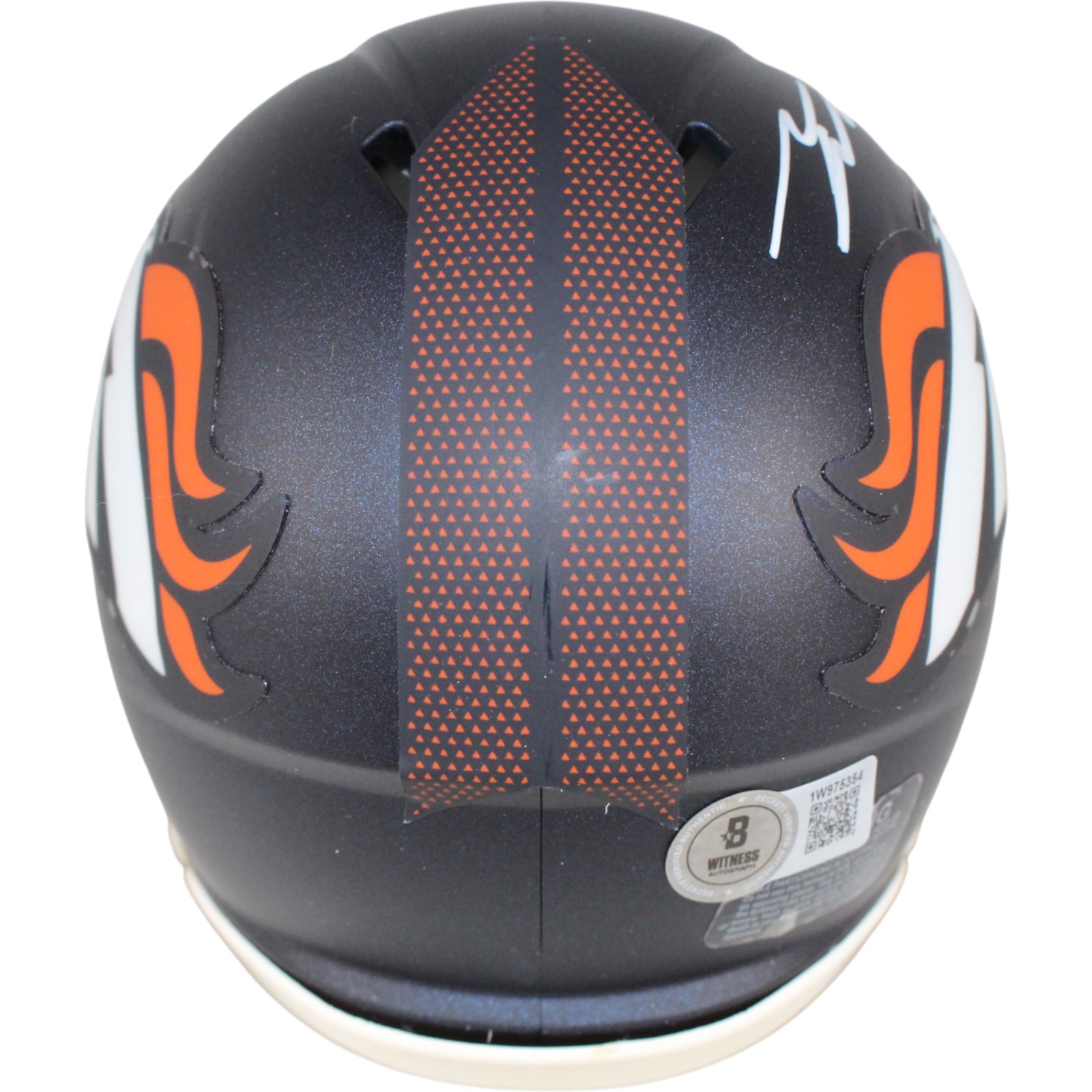 Talanoa Hufanga Autographed Denver Broncos Mini Helmet Beckett Witness 53448 3 Talanoa Hufanga Autographed Denver Broncos Mini Helmet Beckett Witness 53448