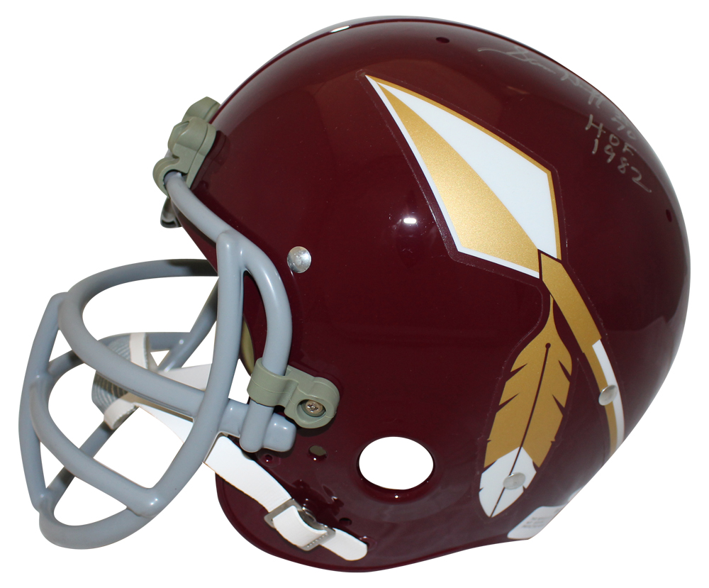 Sam Huff Autographed Washington Redskins Custom TK Helmet HOF JSA