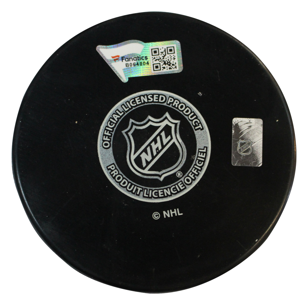 Quinn Hughes Autographed Vancouver Canucks Hockey Puck Fanatics