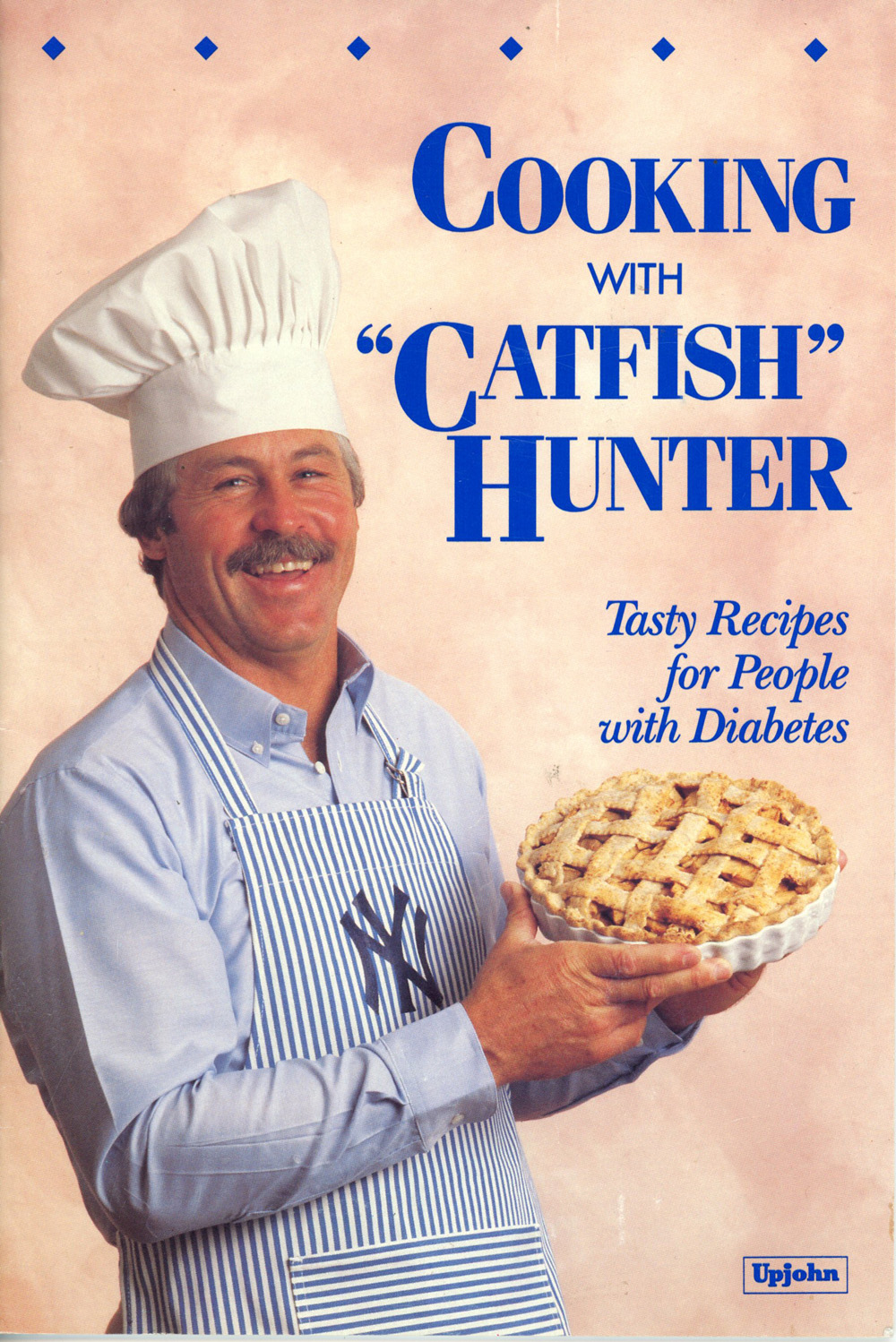Jim Catfish Hunter Unsigned New York Yankees 1988 Cookbook