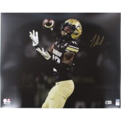 Travis Hunter Autographed Colorado Buffaloes 16x20 Photo Beckett Witness 53358