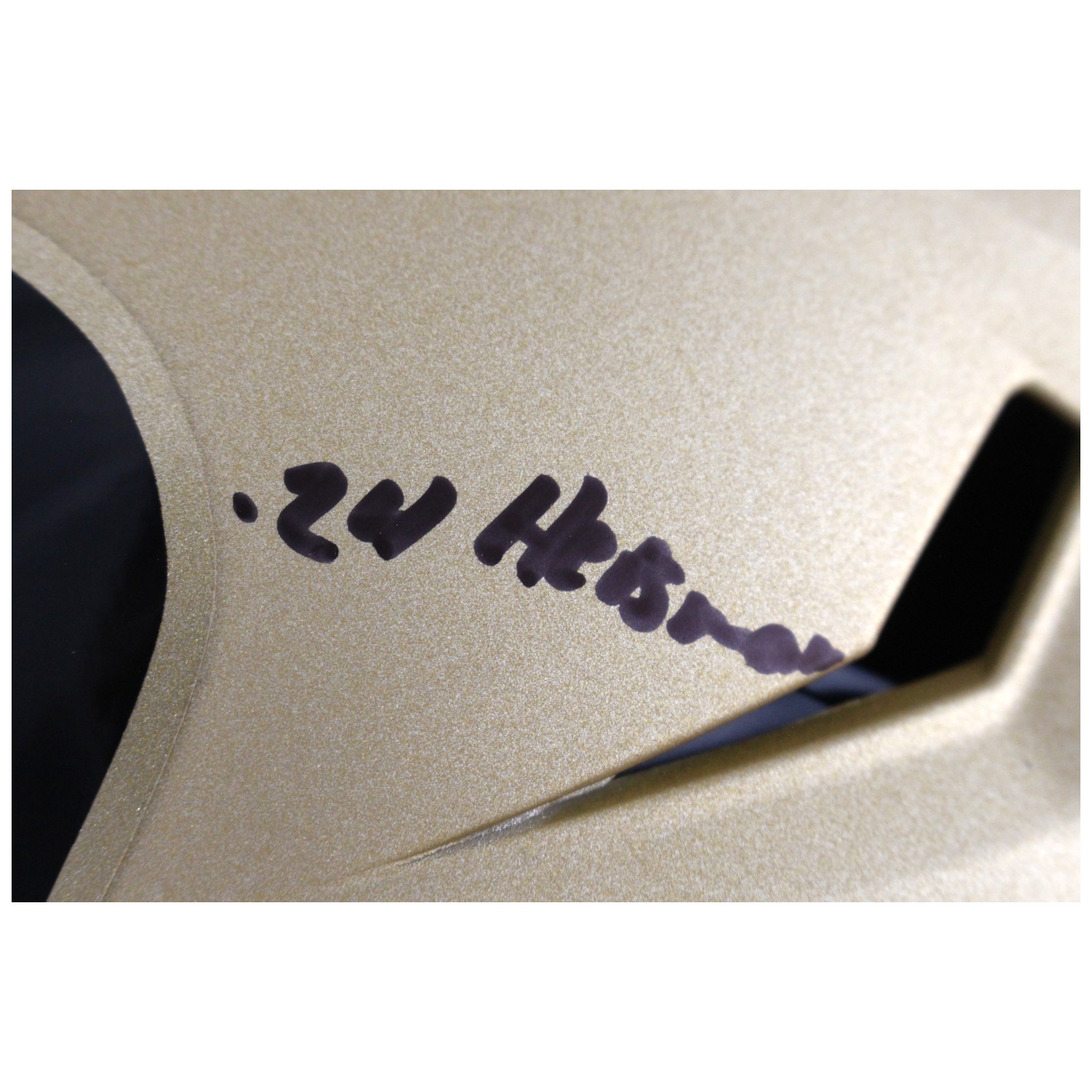 Travis Hunter Autographed Colorado Buffaloes Gold SpeedFlex Helmet Beckett 53372 3 Travis Hunter Autographed Colorado Buffaloes Gold SpeedFlex Helmet Beckett 53372