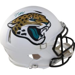 Travis Hunter Autographed Jacksonville Jaguars ALT Pro Helmet Beckett W 57940