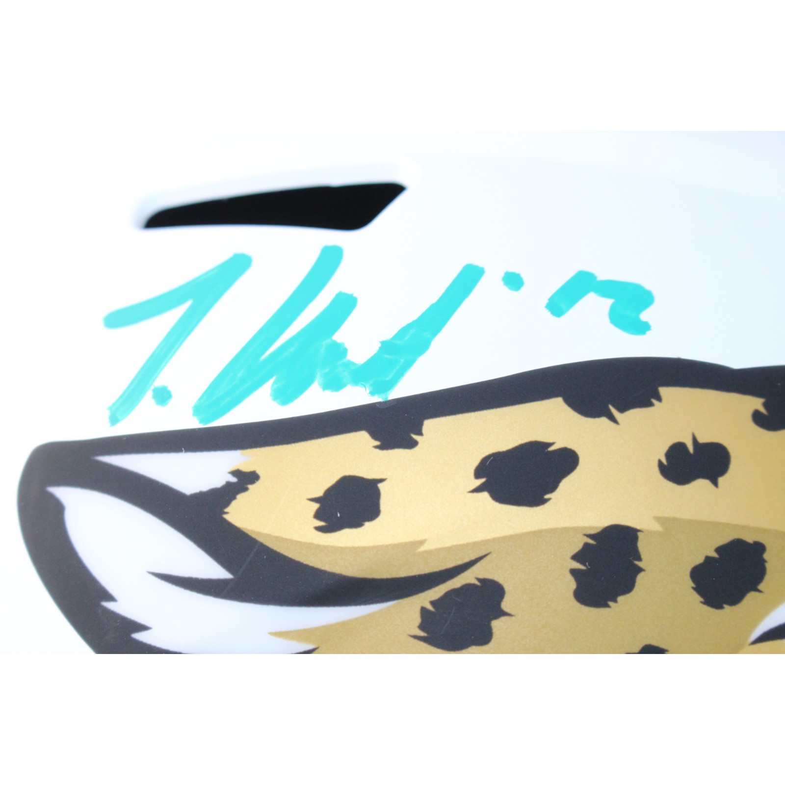 Travis Hunter Signed Jacksonville Jaguars F/S Alt Helmet Beckett Witness 51410