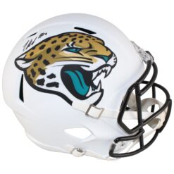 Travis Hunter Autographed Jacksonville Jaguars F/S 24 Alt Helmet Beckett W 53364