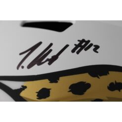 Travis Hunter Autographed Jacksonville Jaguars F/S 24 Alt Helmet Beckett W 53364