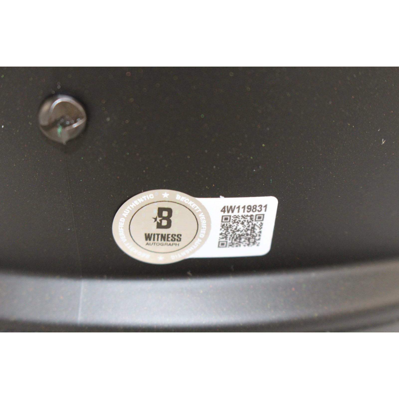 Travis Hunter Autographed Colorado Buffaloes F/S Black Helmet Beckett W 53369 4 Travis Hunter Autographed Colorado Buffaloes F/S Black Helmet Beckett W 53369