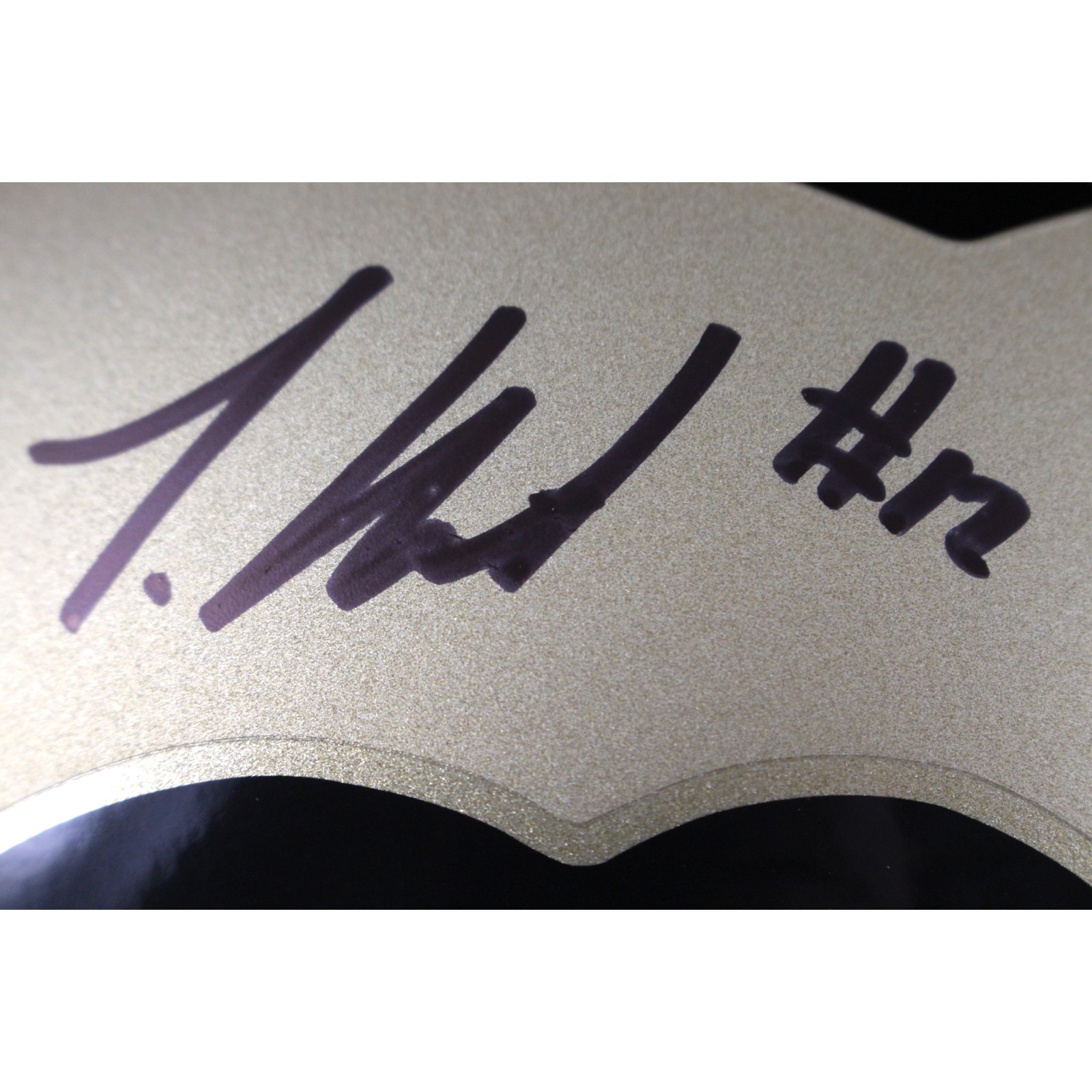 Travis Hunter Autographed Colorado Buffaloes F/S Gold Helmet Beckett W 53366 2 Travis Hunter Autographed Colorado Buffaloes F/S Gold Helmet Beckett W 53366