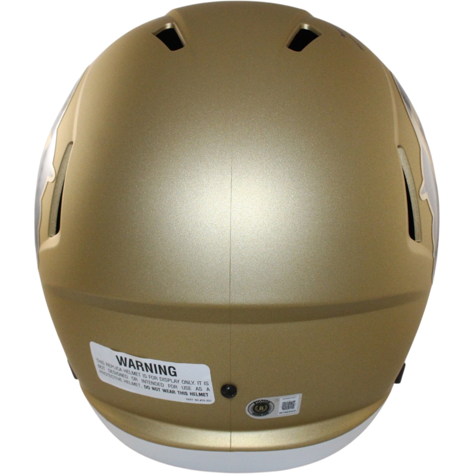 Travis Hunter Autographed Colorado Buffaloes F/S Helmet Beckett Witness 57948 4 Travis Hunter Autographed Colorado Buffaloes F/S Helmet Beckett Witness 57948