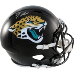Travis Hunter Autographed Jacksonville Jaguars F/S Helmet Beckett Witness 57946