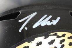 Travis Hunter Autographed Jacksonville Jaguars F/S Helmet Beckett Witness 57946