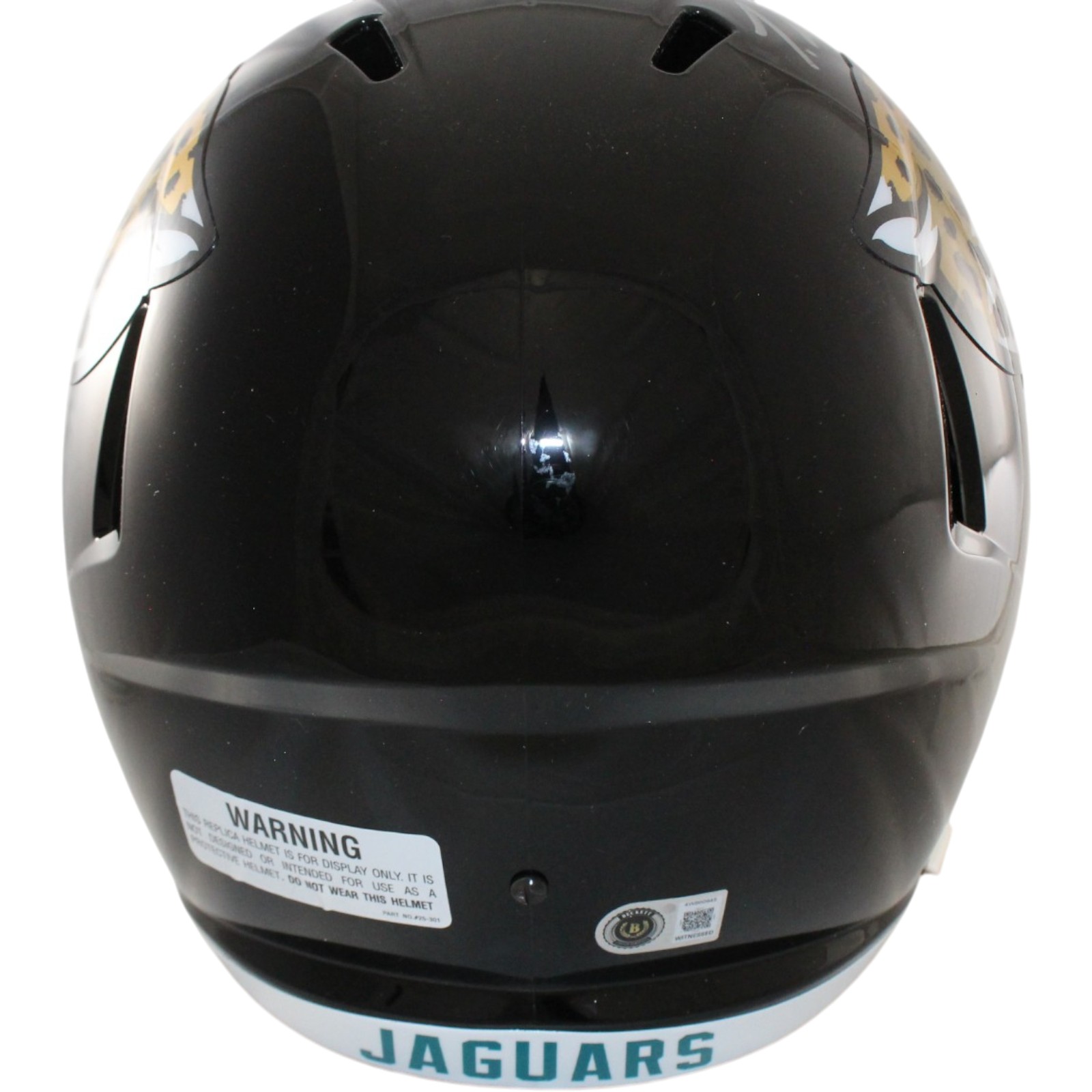Travis Hunter Autographed Jacksonville Jaguars F/S Helmet Beckett Witness 57946 4 Travis Hunter Autographed Jacksonville Jaguars F/S Helmet Beckett Witness 57946