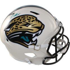 Travis Hunter Autographed Jacksonville Jaguars F/S Retro Helmet Beckett W 57947