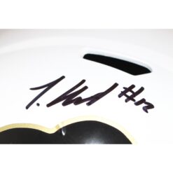 Travis Hunter Autographed Colorado Buffaloes F/S White Helmet Beckett W 53368