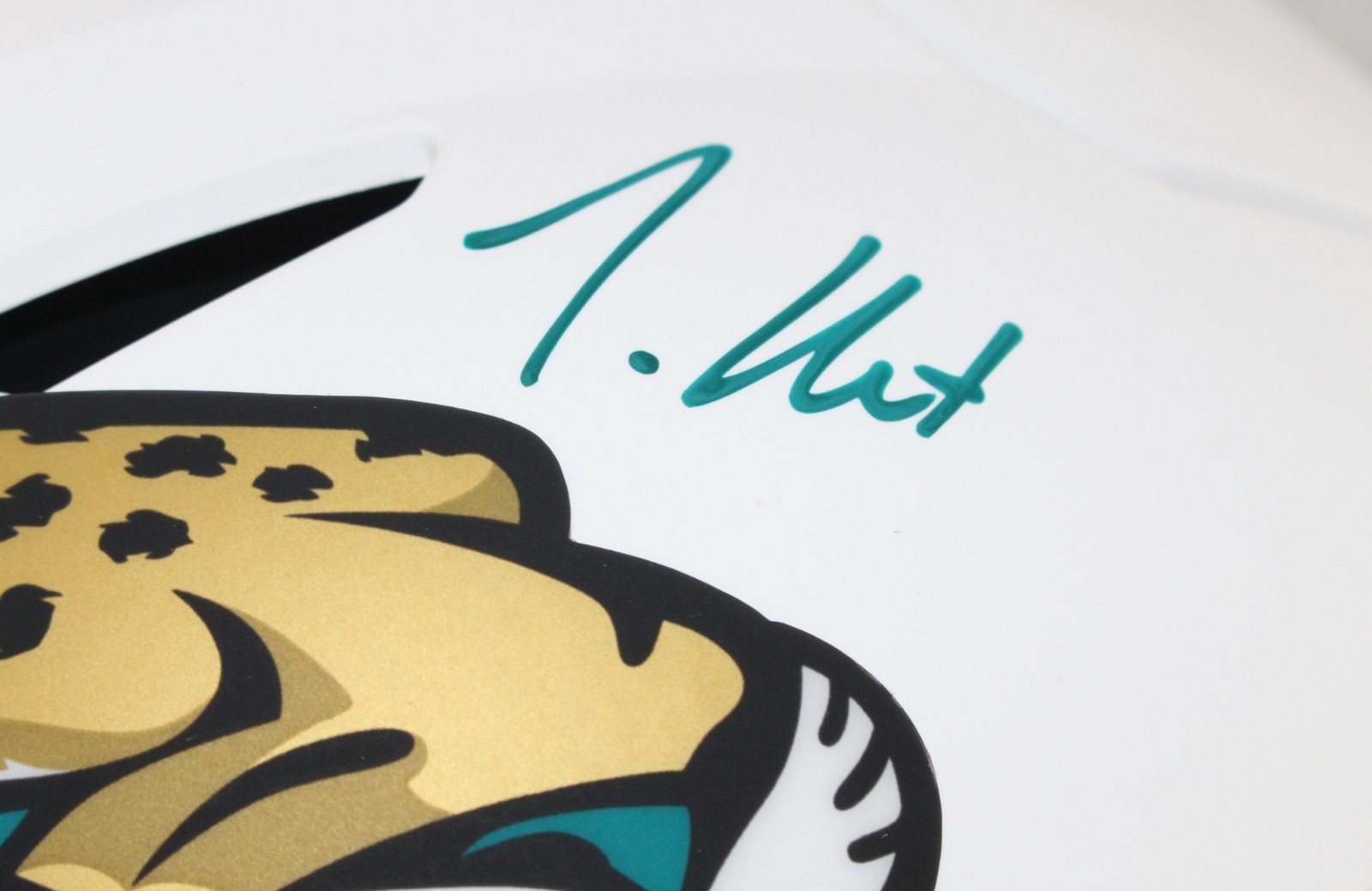 Travis Hunter Autographed Jacksonville Jaguars ALT SpeedFlex Beckett WIT 57932