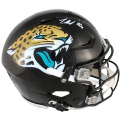 Travis Hunter Autographed Jacksonville Jaguars SpeedFlex Helmet Beckett 53375