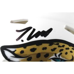 Travis Hunter Autographed Jacksonville Jaguars 24 Alt. Mini Helmet Beckett 51431