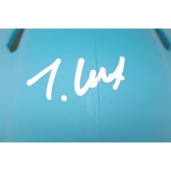 Travis Hunter Autographed Jacksonville Jaguars AMP Mini Helmet Beckett 51429