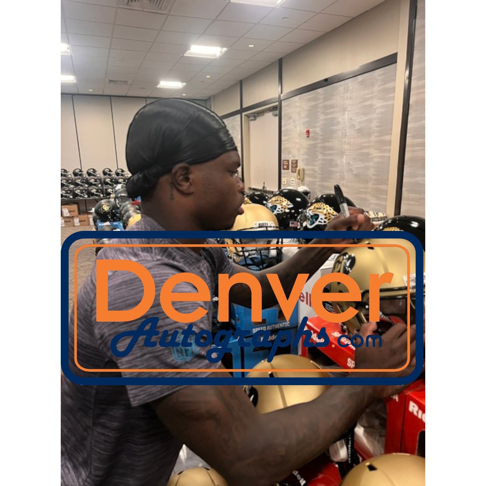 Travis Hunter Autographed Colorado Buffaloes F/S Helmet Beckett Witness 57948 7 Travis Hunter Autographed Colorado Buffaloes F/S Helmet Beckett Witness 57948