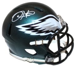 Jalen Hurts Autographed Philadelphia Eagles Speed Mini Helmet Beckett