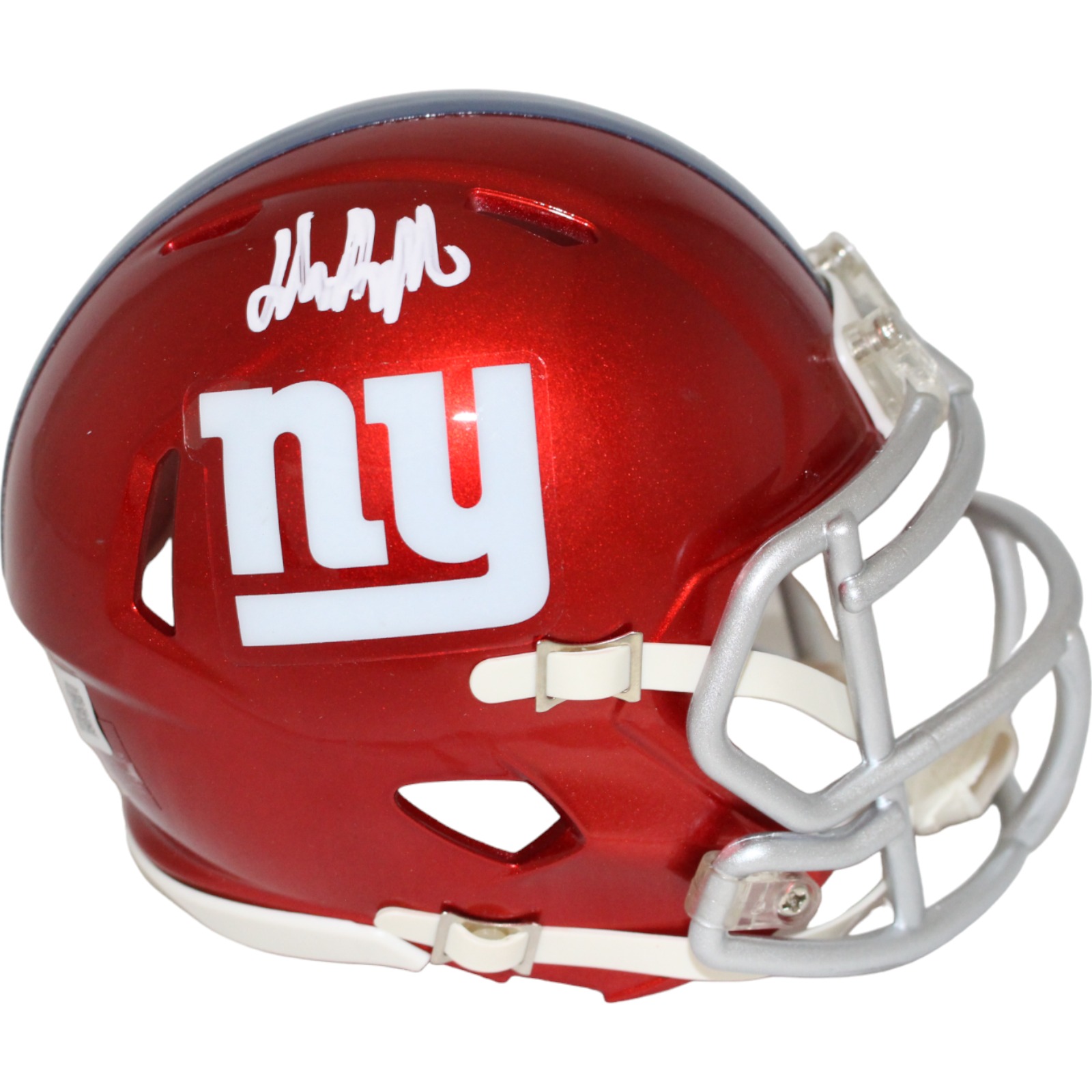 Jalin Hyatt Autographed/Signed New York Giants Flash Mini Helmet Beckett 