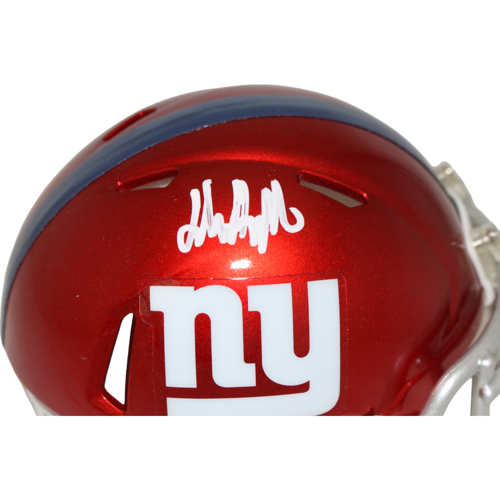 Jalin Hyatt Autographed/Signed New York Giants Flash Mini Helmet Beckett