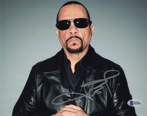 Ice T Autographed/Signed 8x10 Photo BAS 24316