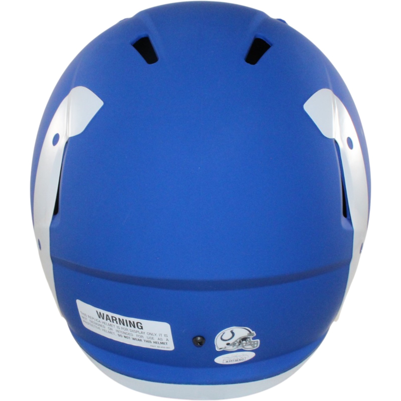 Indianapolis Colts Full Size Replica AMP Helmet Riddell New In Box 10362 3 Indianapolis Colts Full Size Replica AMP Helmet Riddell New In Box 10362