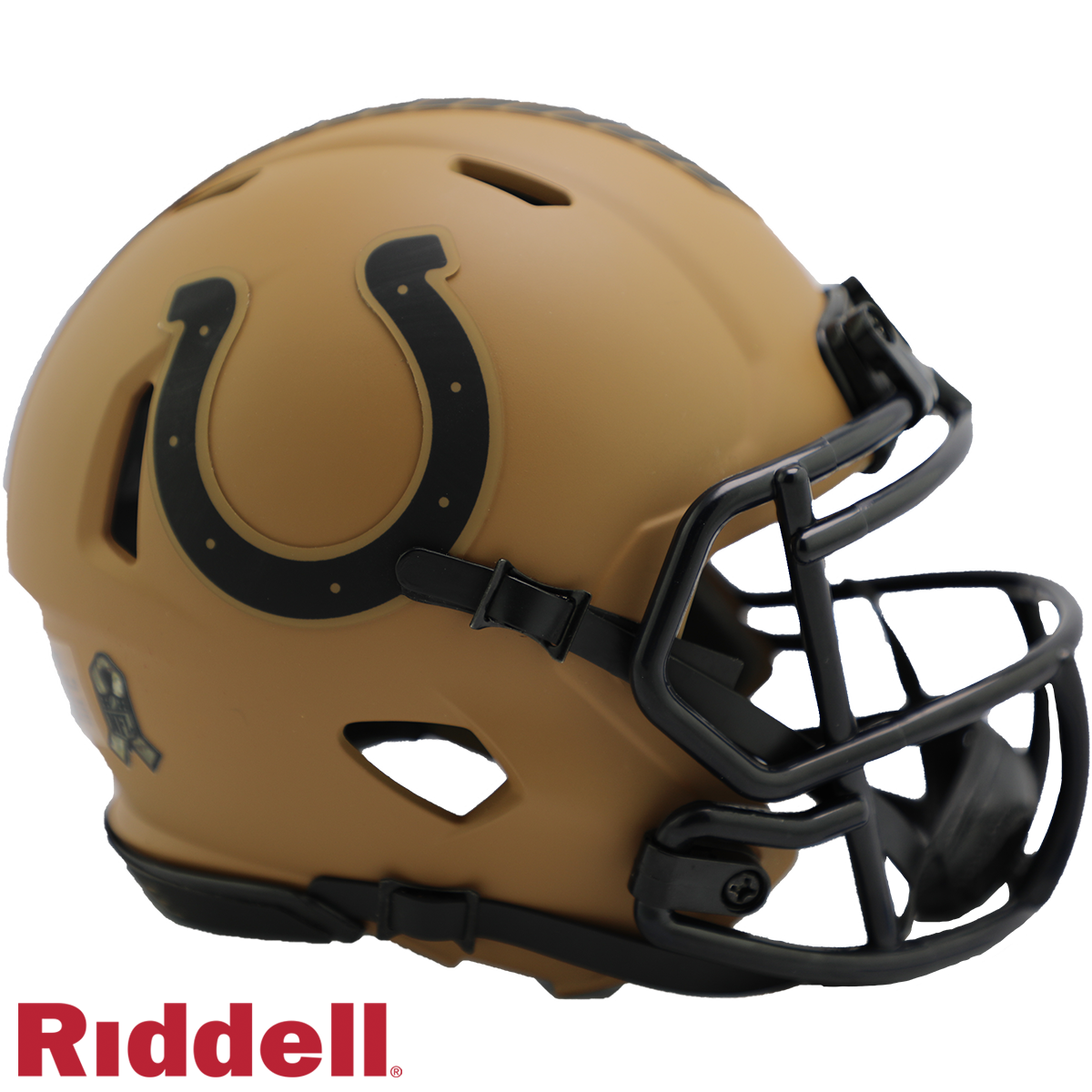 Indianapolis Colts Riddell New In Box 2023 Salute to Service Mini Helmet 41001