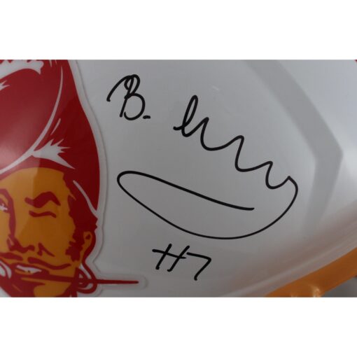 Bucky Irving Autographed/Signed Tampa Bay Buccaneers F/S TB Helmet Beckett 49102