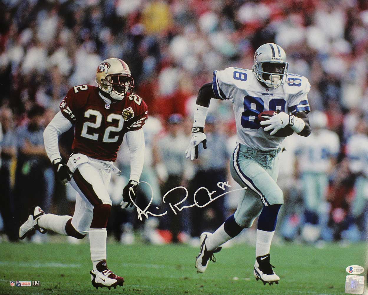 Michael Irvin Autographed/Signed Dallas Cowboys 16x20 Photo BAS 31313